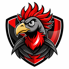 Vulture mascot logo vector illustration.