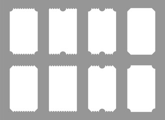 Blank Movie Ticket Template Collection