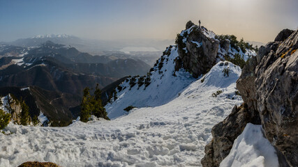 snow covered mountains