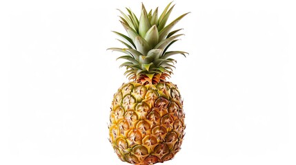 Photo of a pineapple on a white background