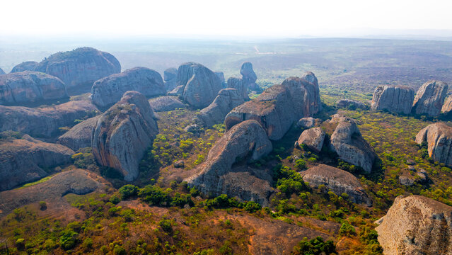Black Rocks at Pungo Andongo in Malanje Province, Angola