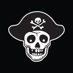 skull art illustration hand drawn black and white
