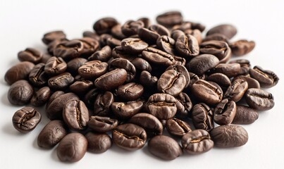 Obraz premium Roasted Coffee Beans on Display