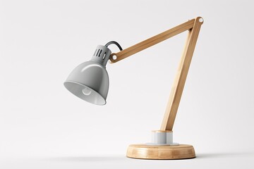 a desk lamp with a light bulb