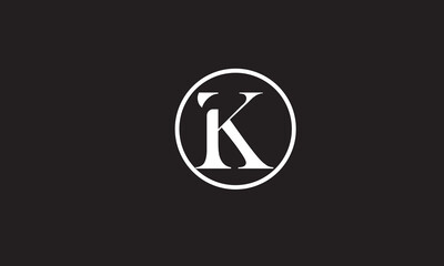 K, KK , K , Abstract Letters Logo Monogram