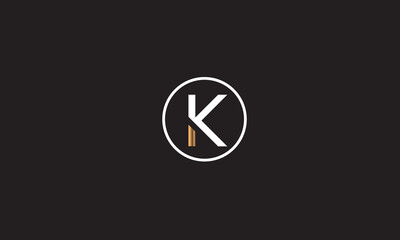 K, KK , K , Abstract Letters Logo Monogram