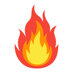 Fire flame icon.