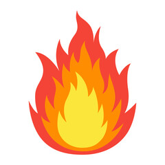 Fire flame icon.