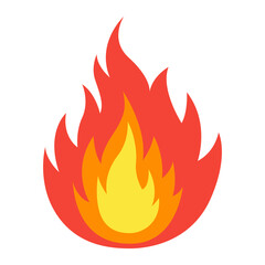 Fire flame icon.