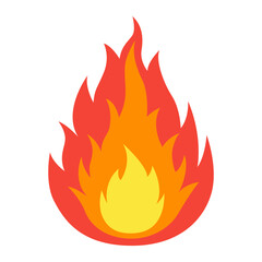 Fire flame icon.