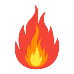 Fire flame icon.