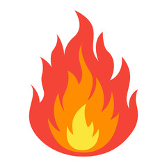 Fire flame icon.