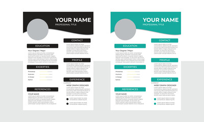 Web new CV won design