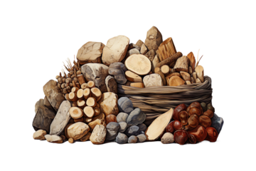 Durries isolated on transparent background.