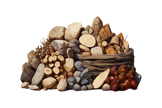 Durries isolated on transparent background.