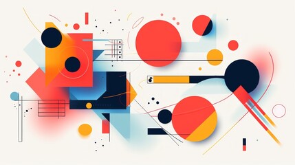 Obraz premium background with notes