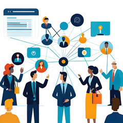 social network concept