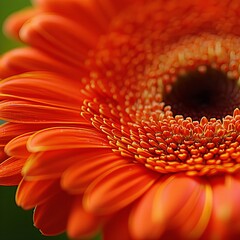 Captivating close up of flower with super zoom reveals breathtakingly vibrant and rich colors