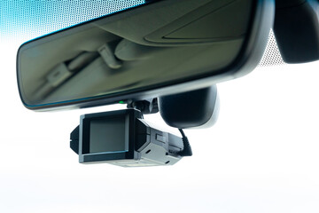 Radar detector and camera for car. Radar detection for speed detection.