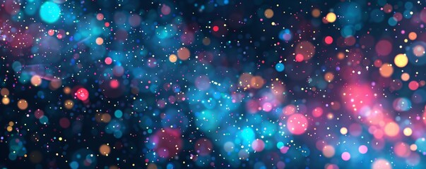 Vividly Colored Confetti Background