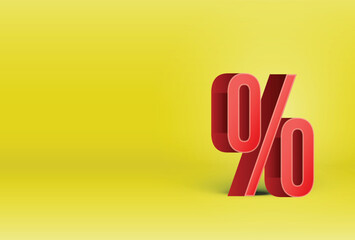 Letter % Vector Text Style, Fonts Concept