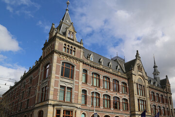 Fototapeta premium View of the Conservatorium building, Amsterdam