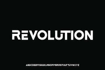 Display alphabet vector font design suitable for headline, poster, logo design and many more