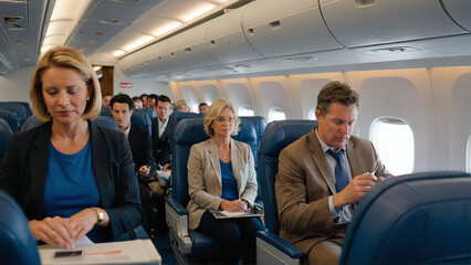 passengers on the plane