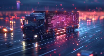 A logistics software interface with real-time tracking features.