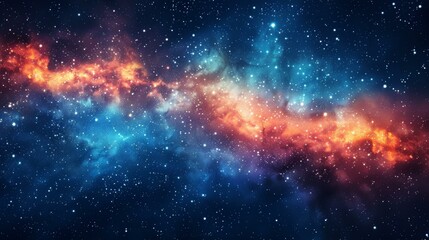 Obraz premium Awesome nebula and stars