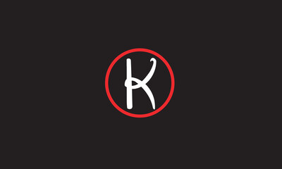 K, KK , K , Abstract Letters Logo Monogram