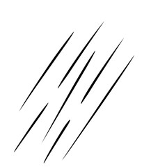 Movement or motion lines isolated vector set. Comic speed and boom effect symbols. 