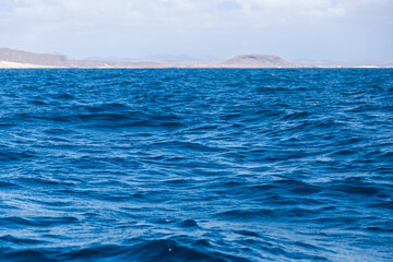 waves and blue sky, Boa Vista,  Cape Verde