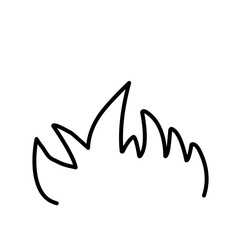 doodle grass illustration collection handdrawn style