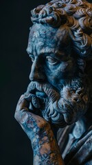 Philosopher Statue Embodies Stoic Philosophy