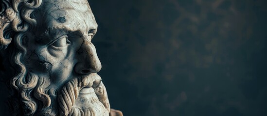 Philosopher Statue Embodies Stoic Philosophy