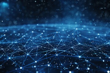 Fototapeta premium A 3D Artwork of a Cosmic Network