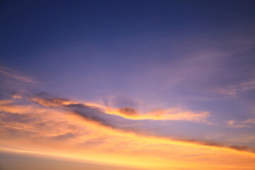 きれいな朝焼け雲