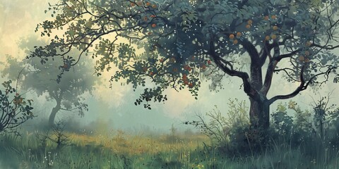 AI generated illustration of unseen Central Ohio landscapes