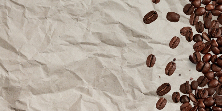 Kaffee- Banner- braun