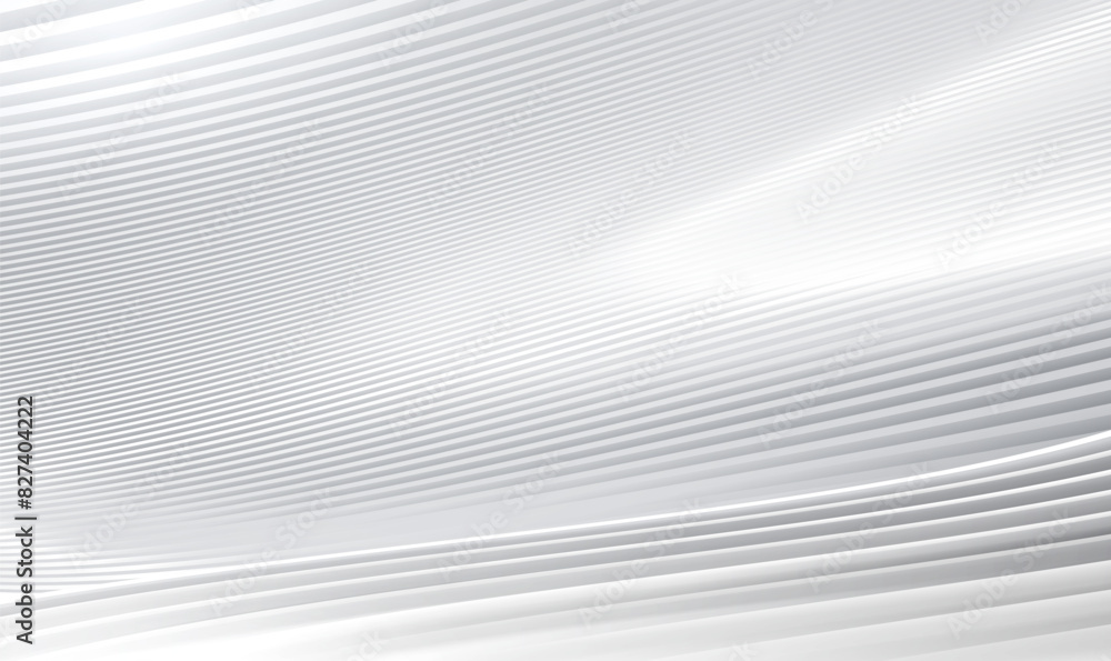 Poster abstract white futuristic architecture background. abstract curved shapes. white circular background
