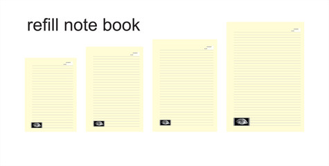 A5, A4, B5 size notebook design with a gray, cream background with ornamental illustrations of three birds. vector a set