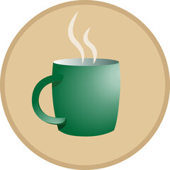 Mug vector symbol logo style 