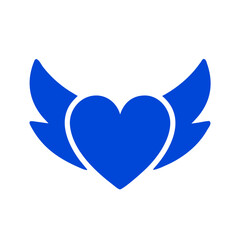 Heart with wings 2