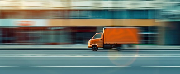 Fototapeta premium Abstract Last-Mile Delivery , Abstract Pictures HD