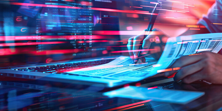 Invoice Fraud: An image showing how invoice fraud works, with fraudsters sending fake invoices or altering legitimate invoices to redirect payments to their accounts.