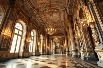 Obraz premium A luxurious opera house in a classical style look , AI generated