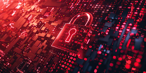 Ransomware: A visual representation of a ransomware attack, where malicious software encrypts a victim's files and demands payment for decryption