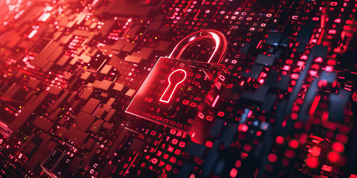 Ransomware: A visual representation of a ransomware attack, where malicious software encrypts a victim's files and demands payment for decryption