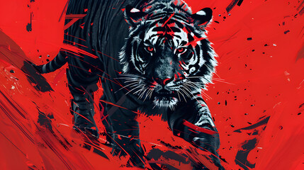 Portrait of tiger.